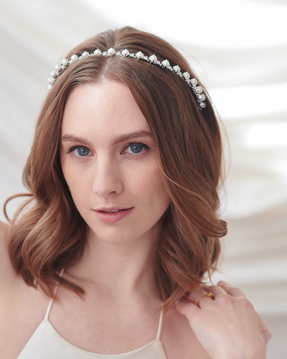 Pearl and Rhinestone Headband 