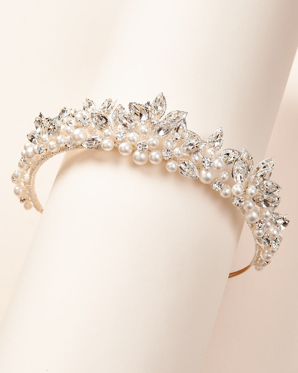 Zinnia Pearl Tiara