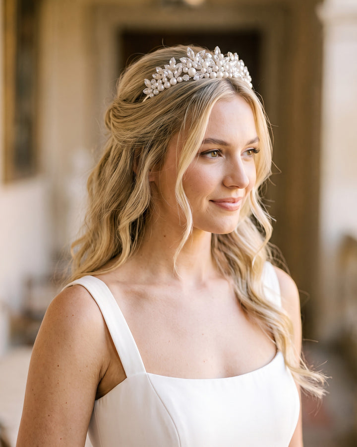 Pearl Tiara for Weddings