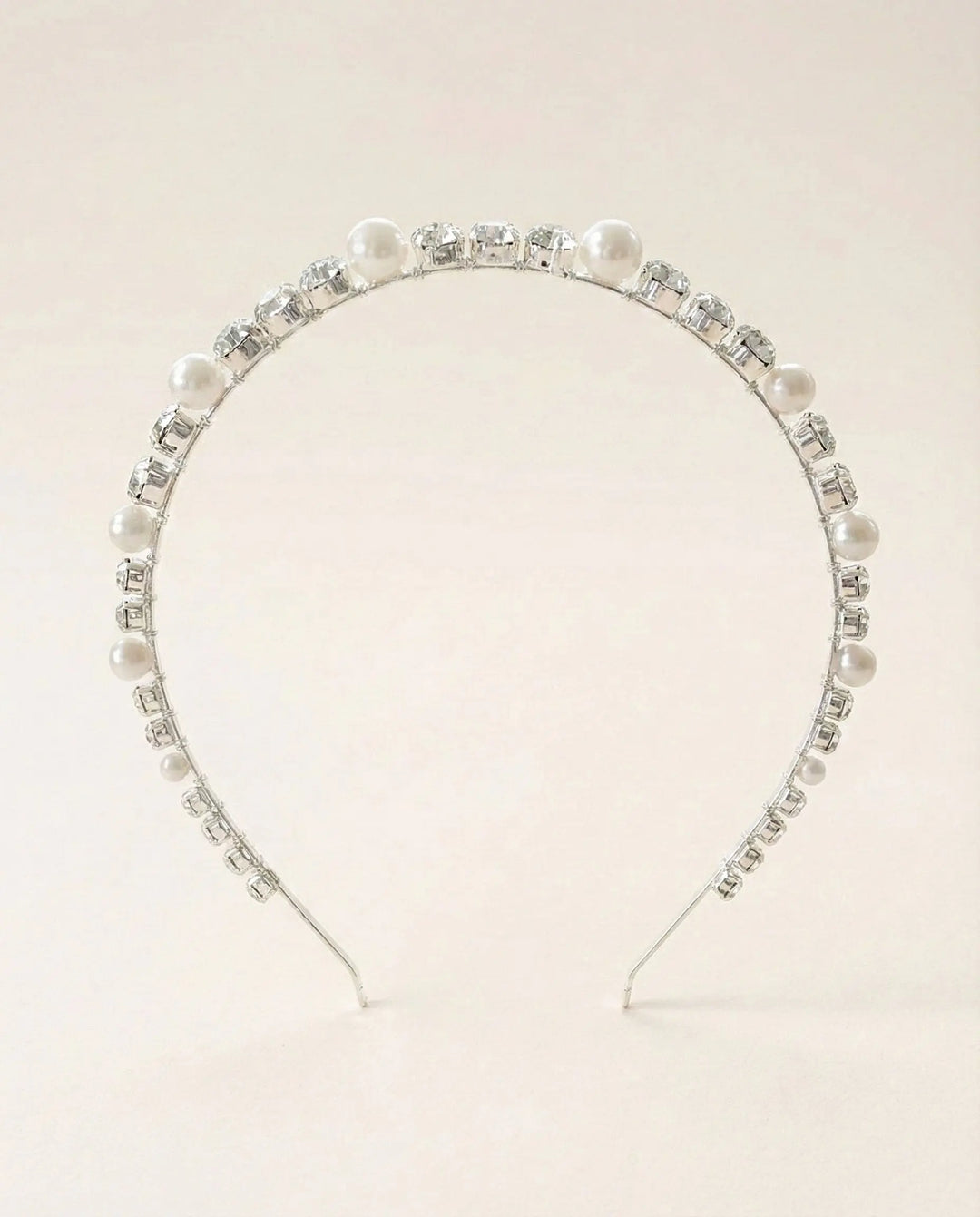 Modern Pearl Wedding Headband