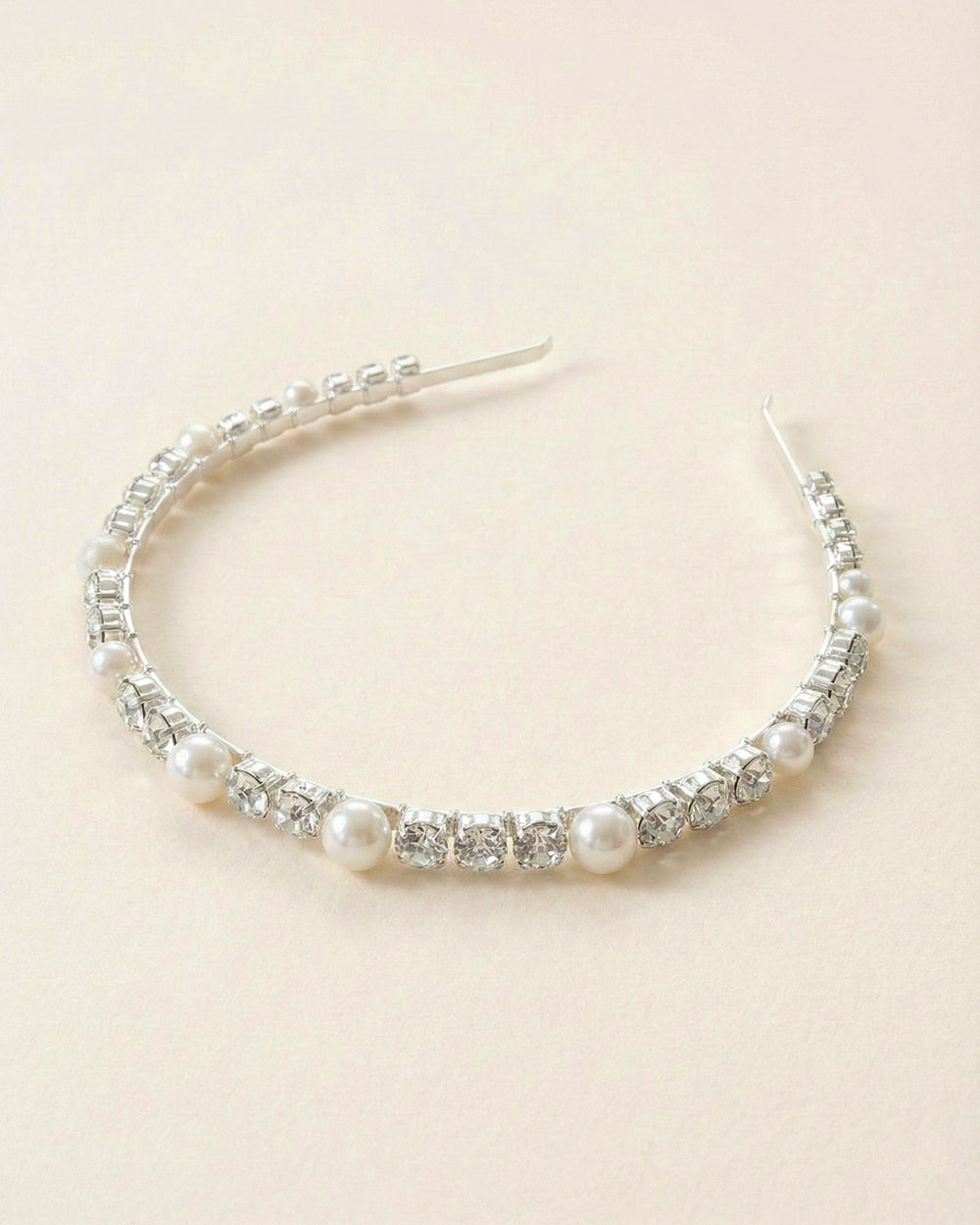 Modern Pearl Bridal Headband