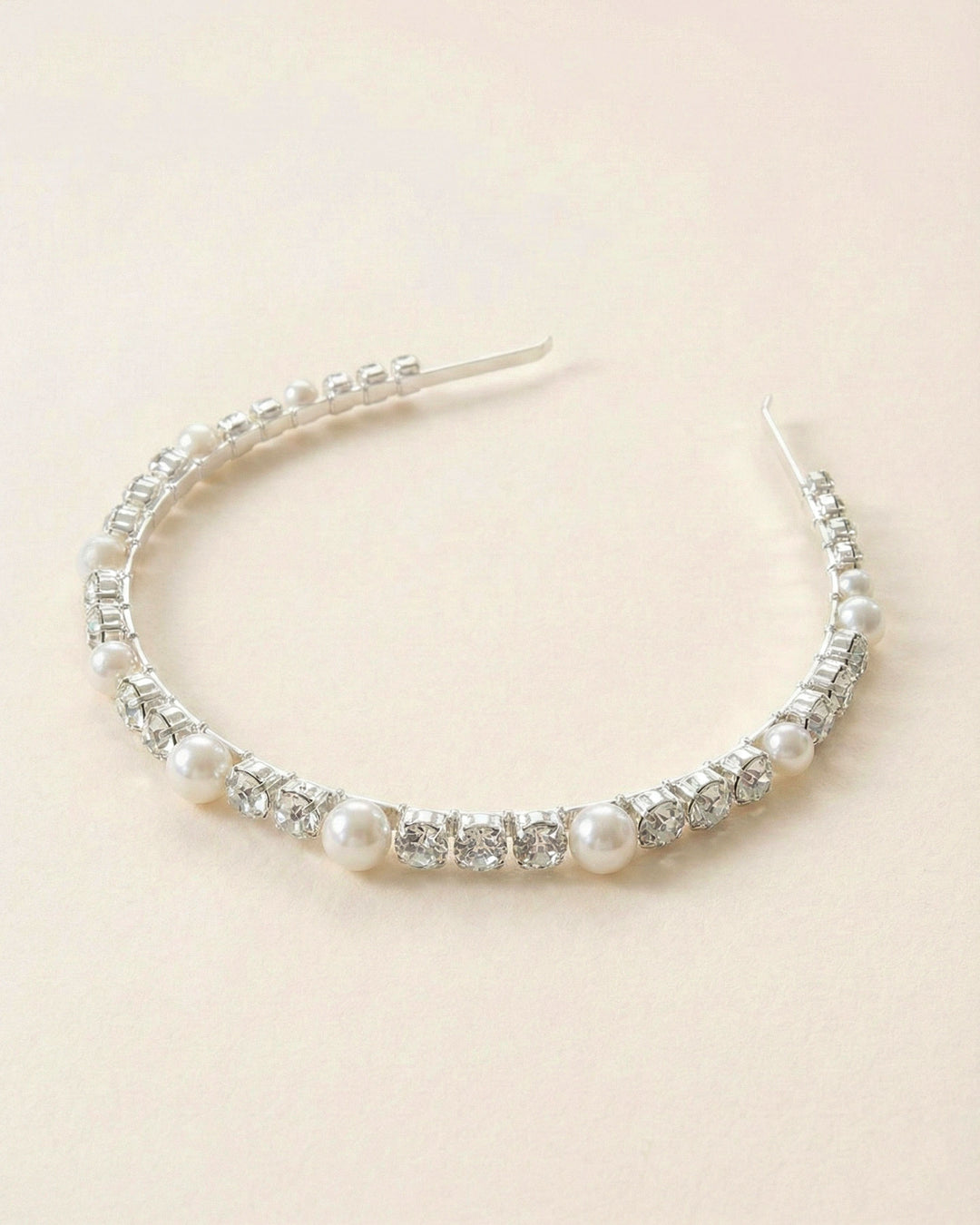 Modern Pearl Bridal Headband
