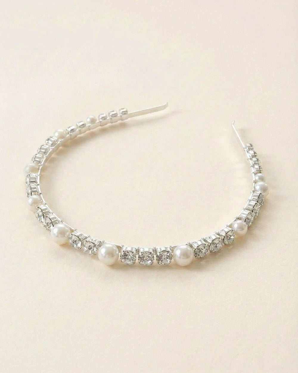 Modern Pearl Bridal Headband