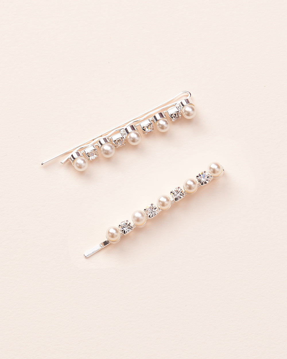 Pearl & Crystal Bobby Pins for Weddings