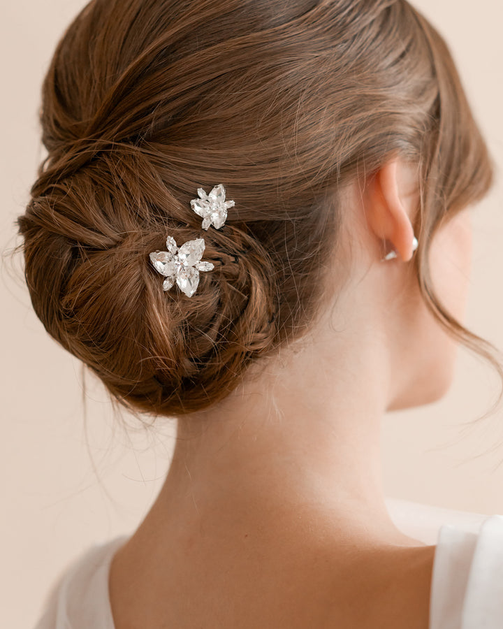 Crystal Hair Pins for Wedding