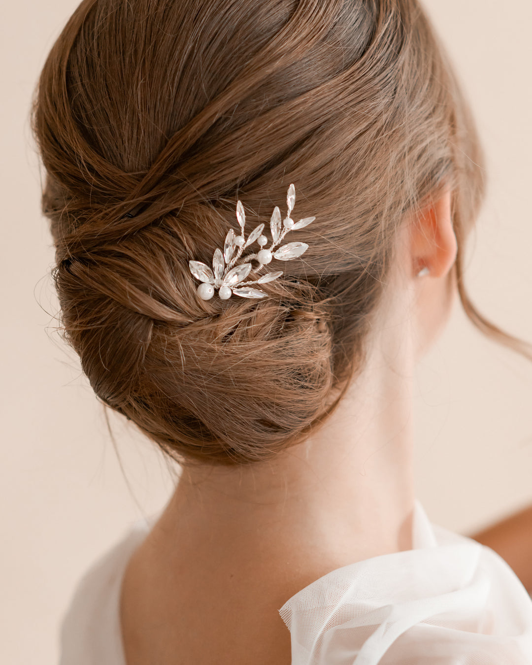 Pearl and Crystal Wedding Hair Pins
