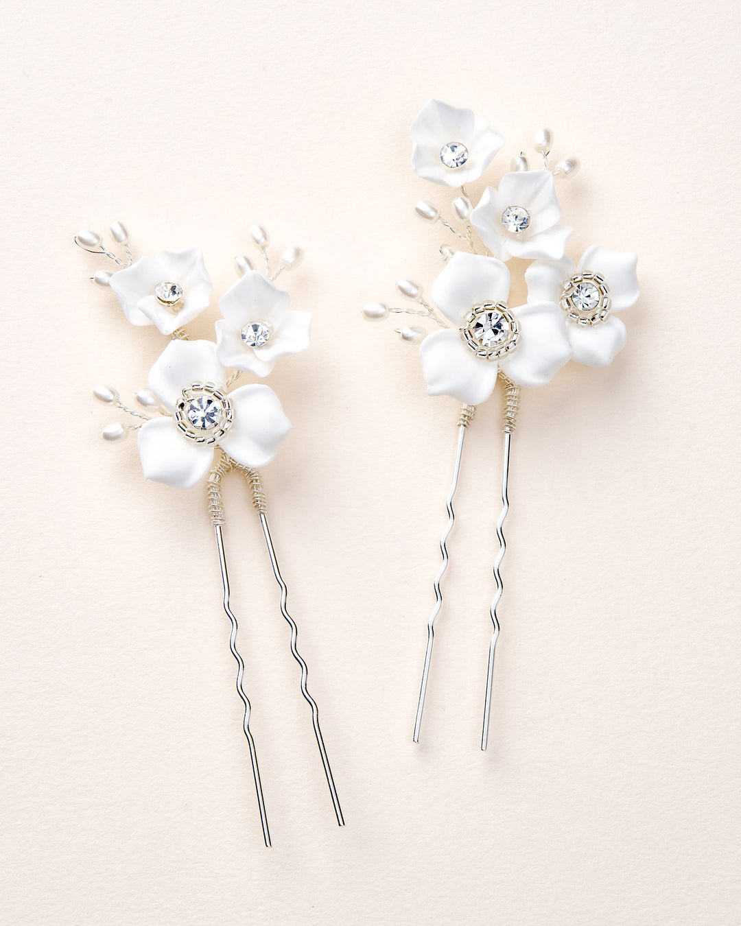Floral Wedding Hair Pins