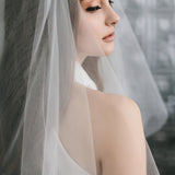 2-Layer Cut Edge Wedding Veil