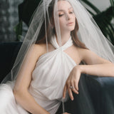 2-Layer Cut Edge Wedding Veil