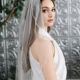 Kelly Scalloped Edge Veil