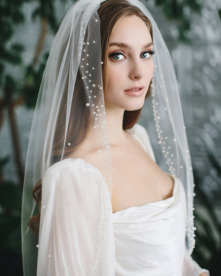 Bridal Veil with Pearls