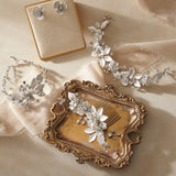 Kacie Floral Bridal Comb