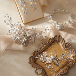 Pearl Bridal Accessories and Earrings