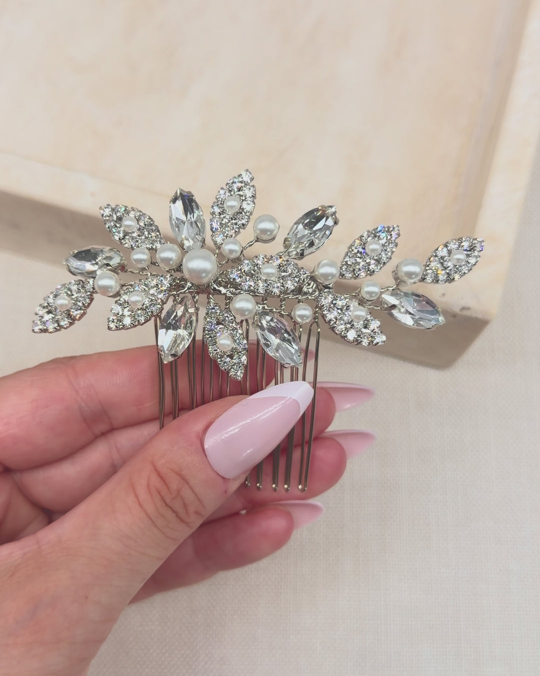 Pearl Wedding Comb Video