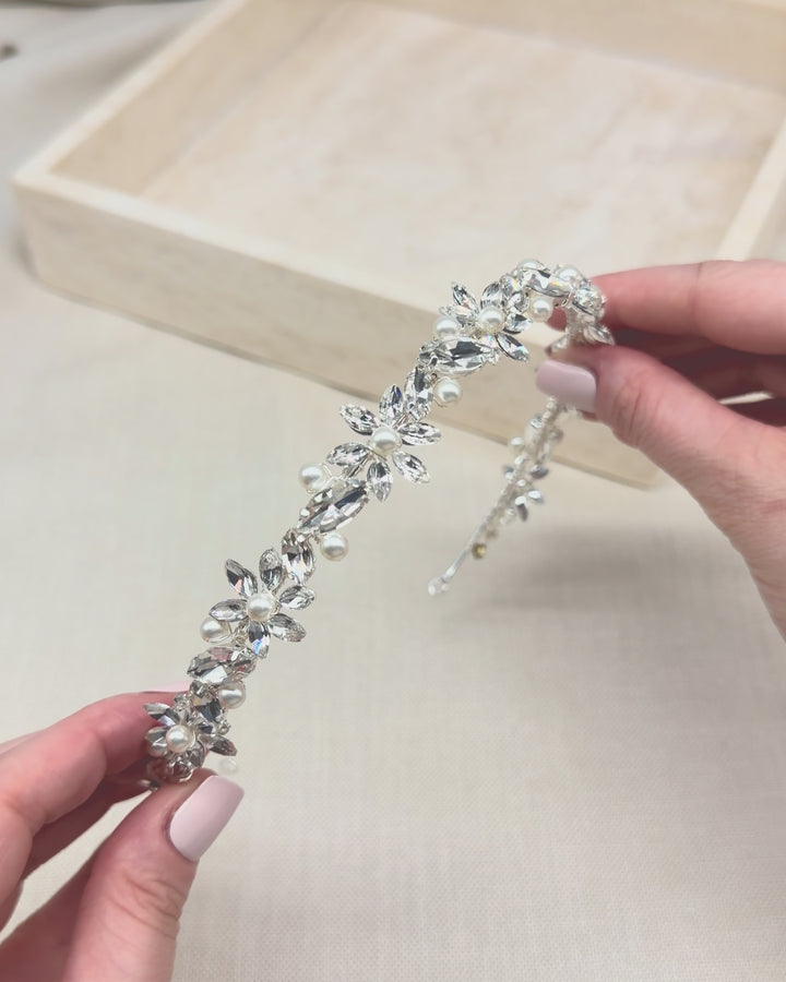 Wedding Pearl headband Accesory