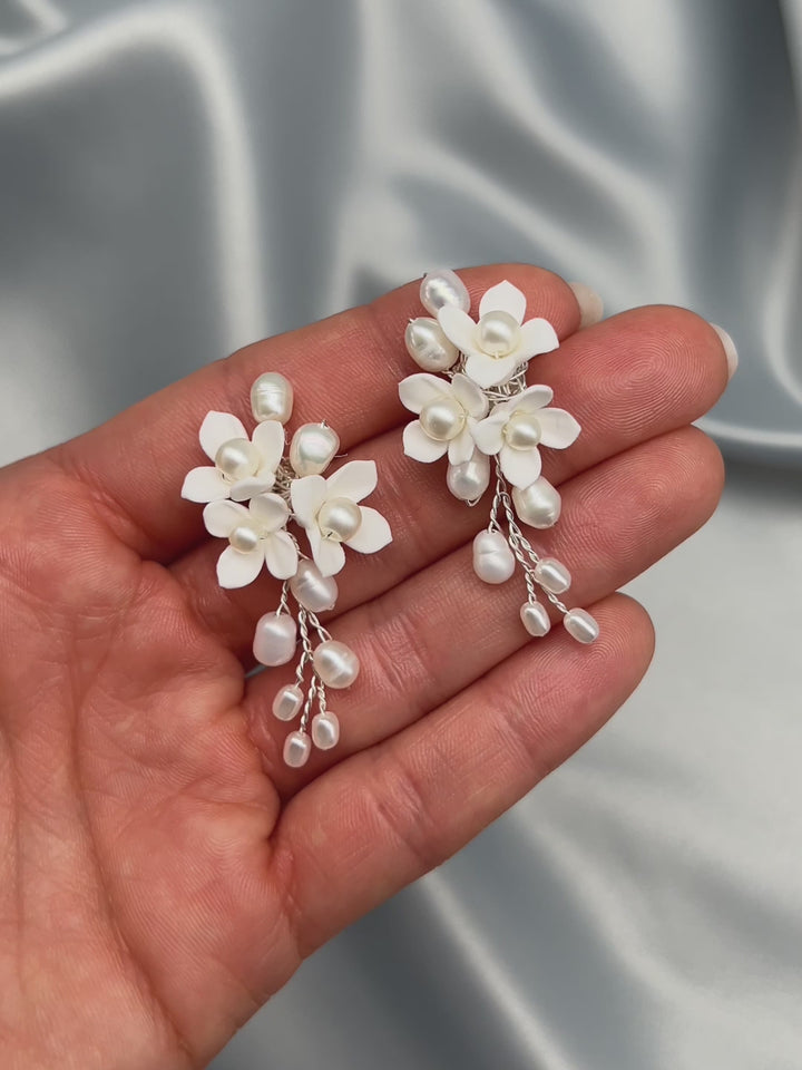 Bridal Pearl Earrings