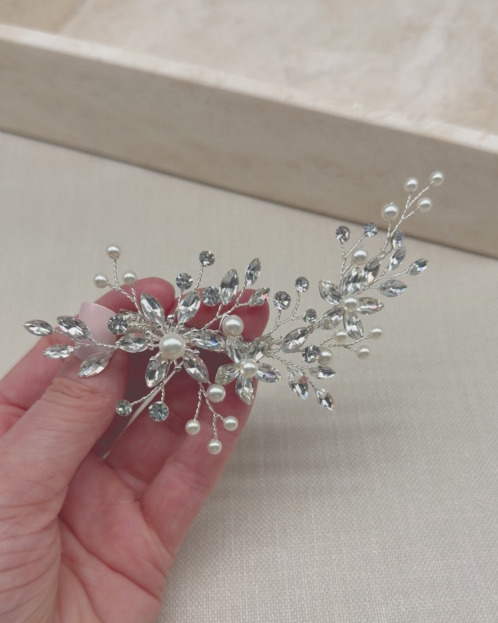 Bridal Hair Accessory with Pearls