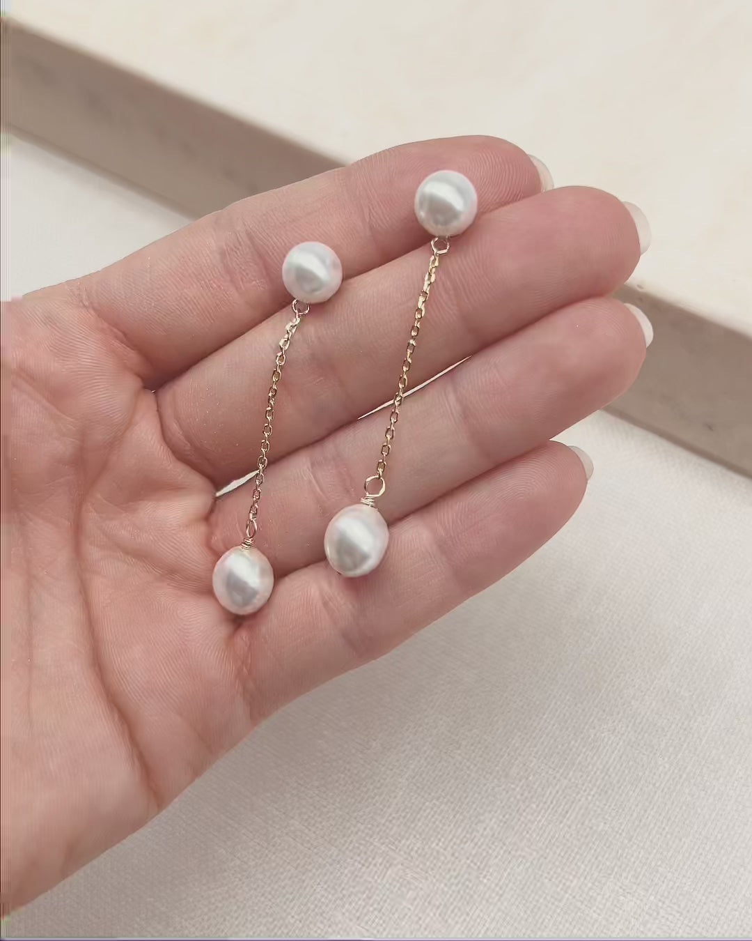 Pearl Earring Gold