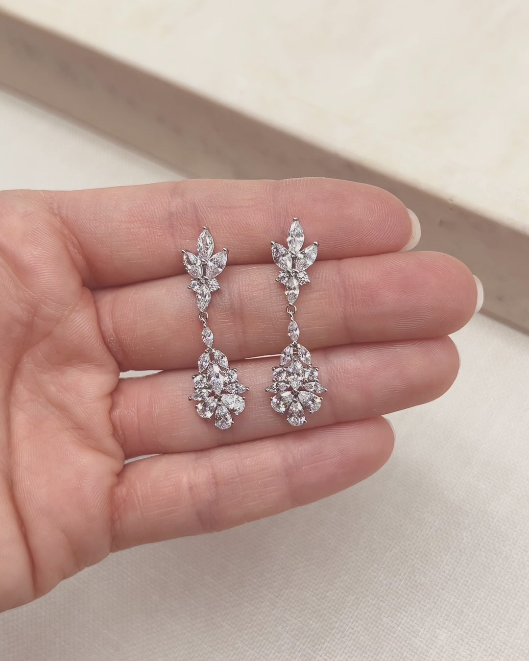 Bridal Earrings CZ