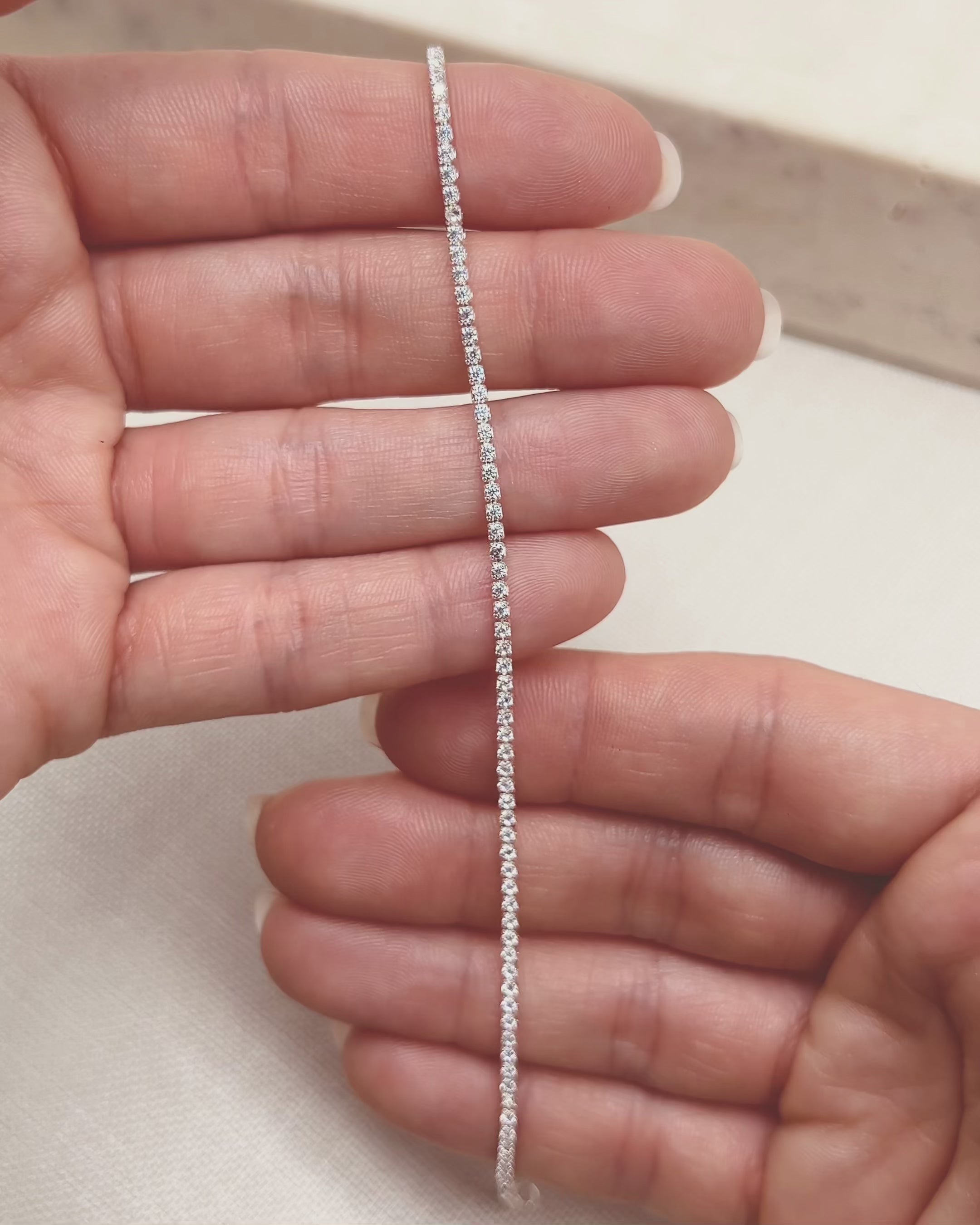 dainty cz bracelet