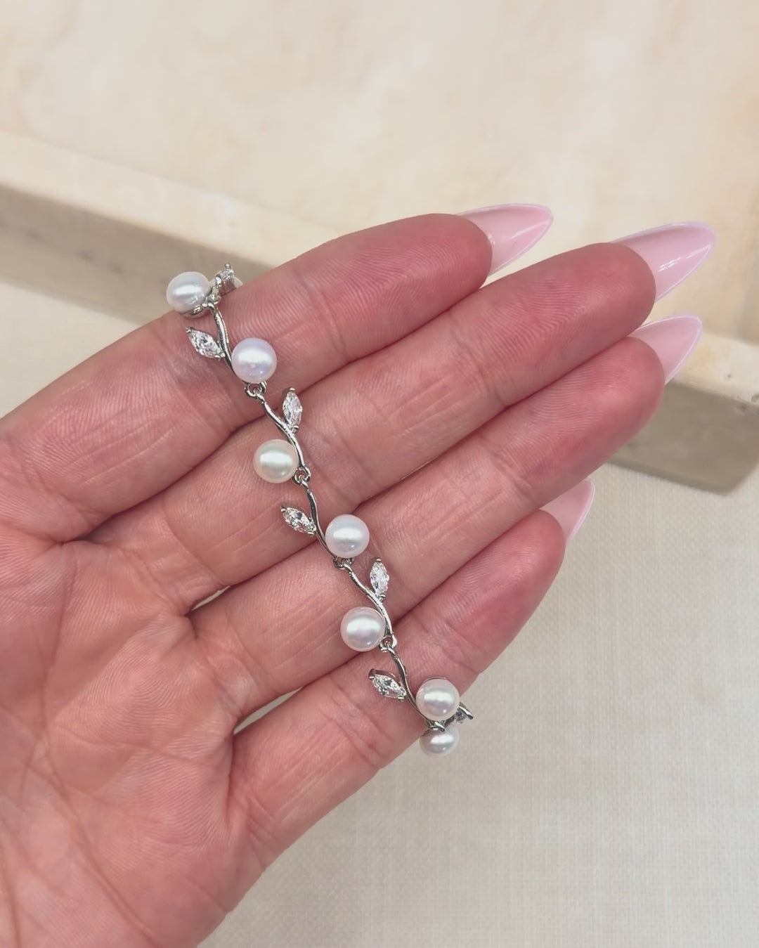Pearl Wedding Bracelet