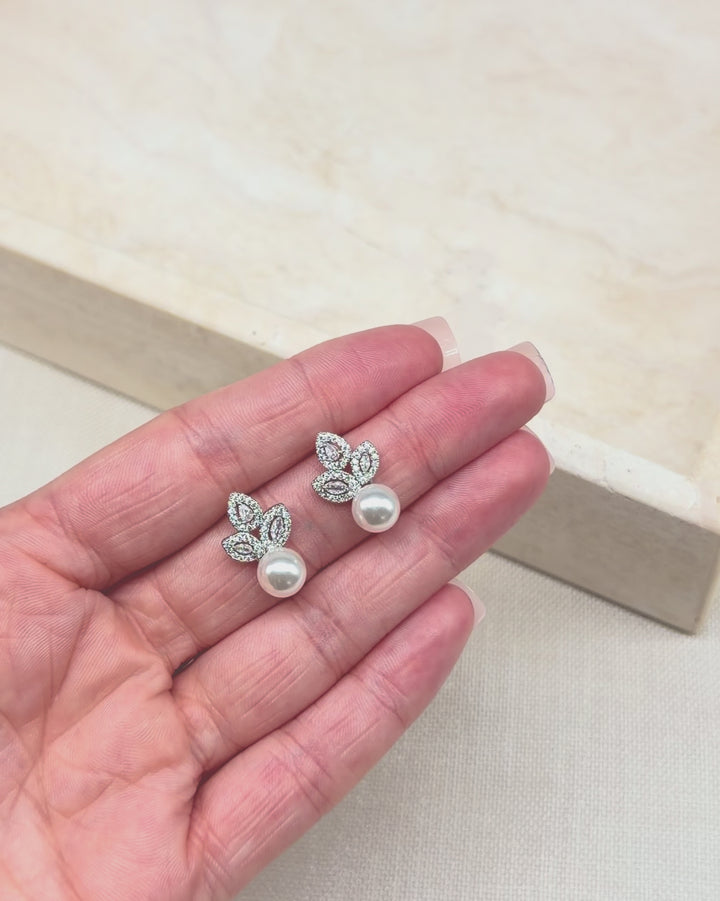 Pearl Stud Earring for Bride