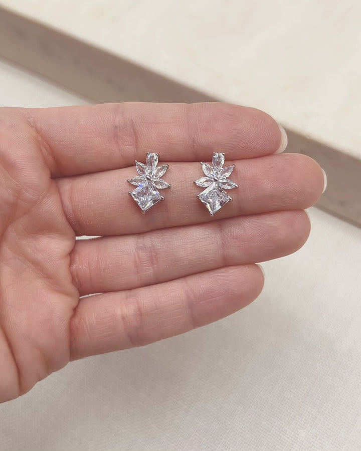 Petite Modern Stud Earrings