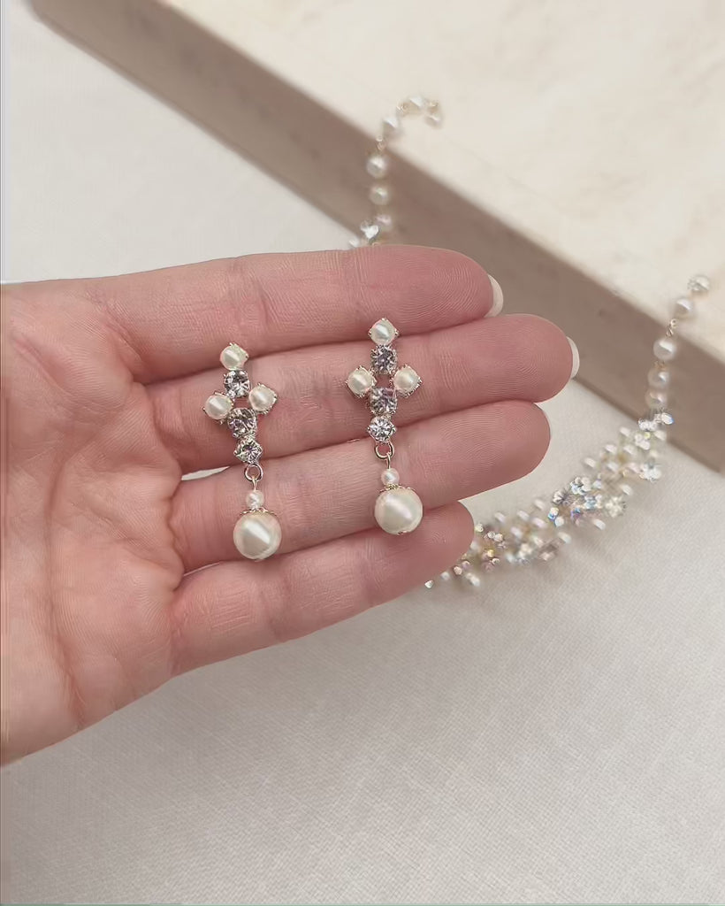 Wedding Pearl Jewelry Set 