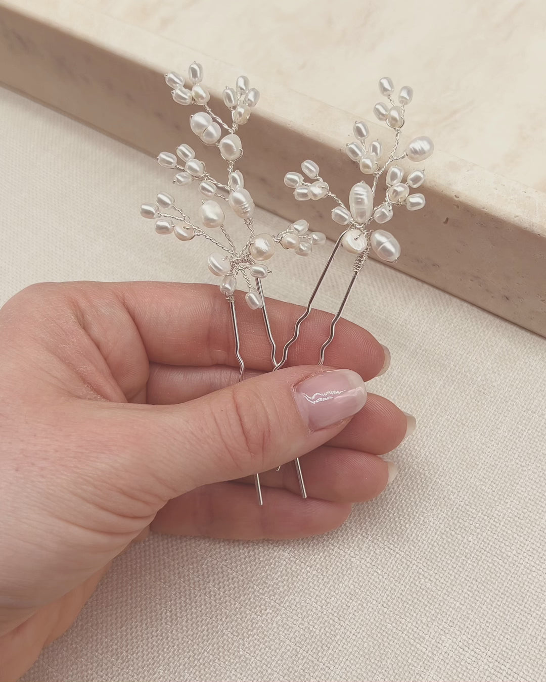 Pearl Wedding Hair Pins