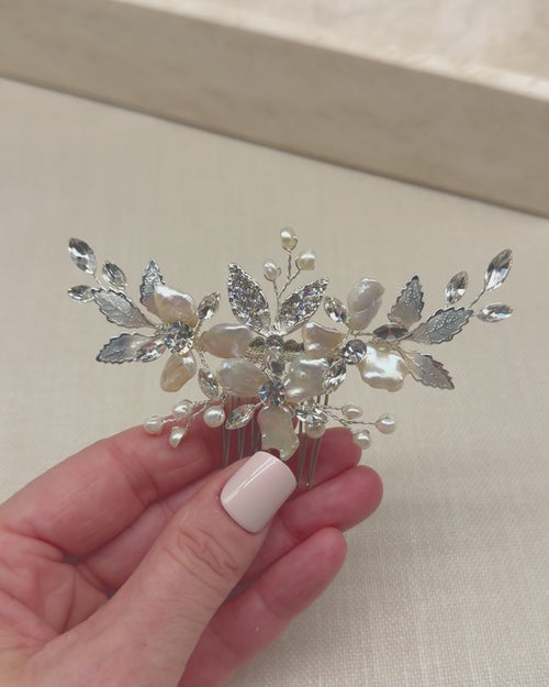 Pearl Wedding Comb Headpiece