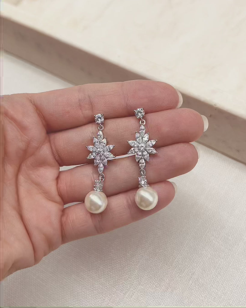 CZ Earrings Dangle