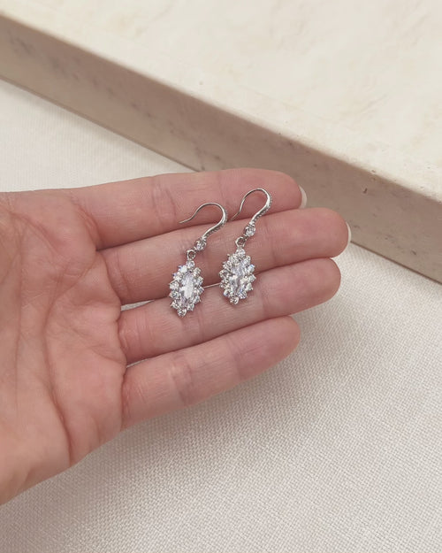 Dangle Wedding Earrings