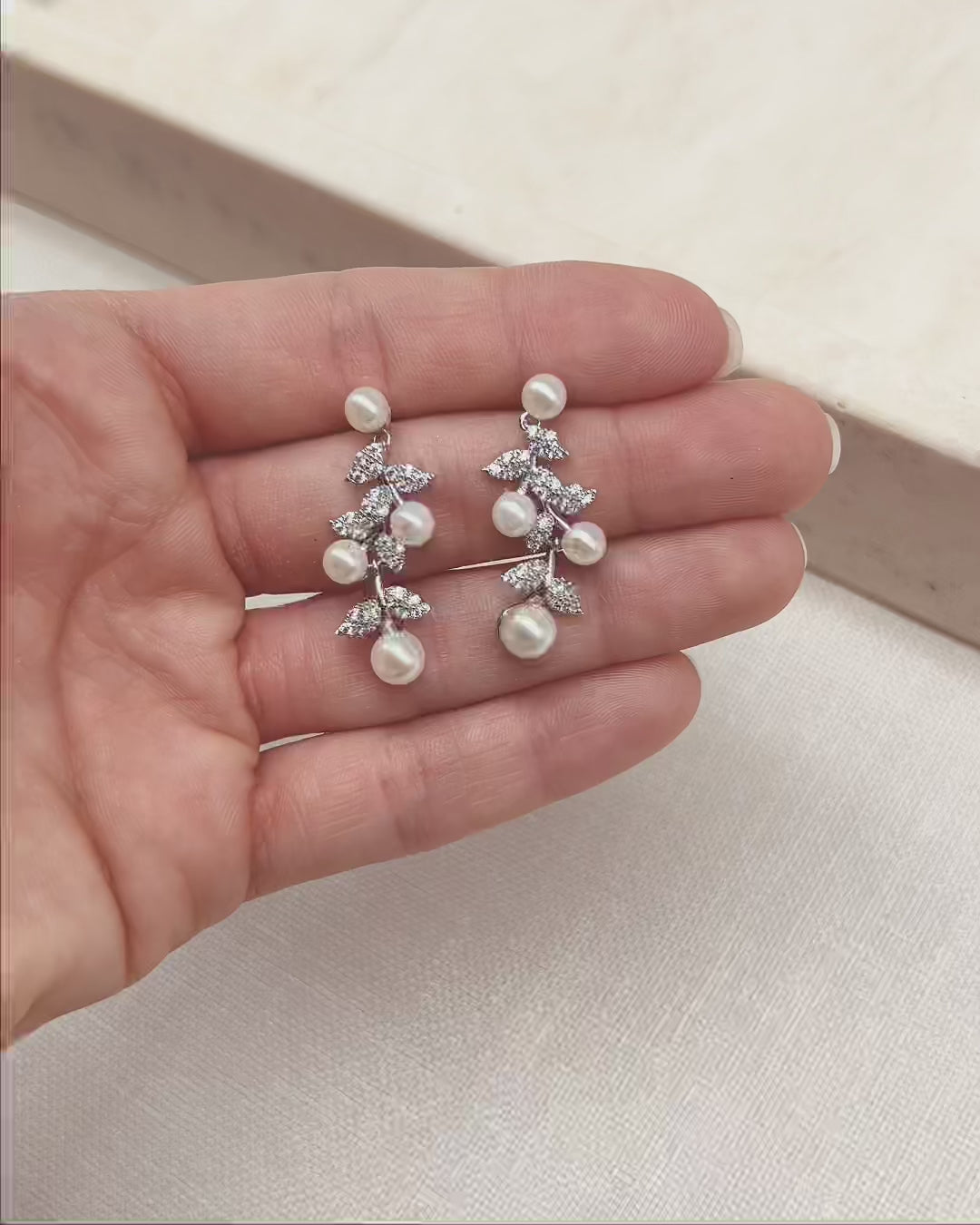 Pearl Bridal Earrings