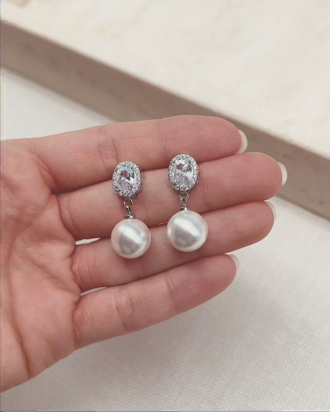 Pearl Dangle Earrings