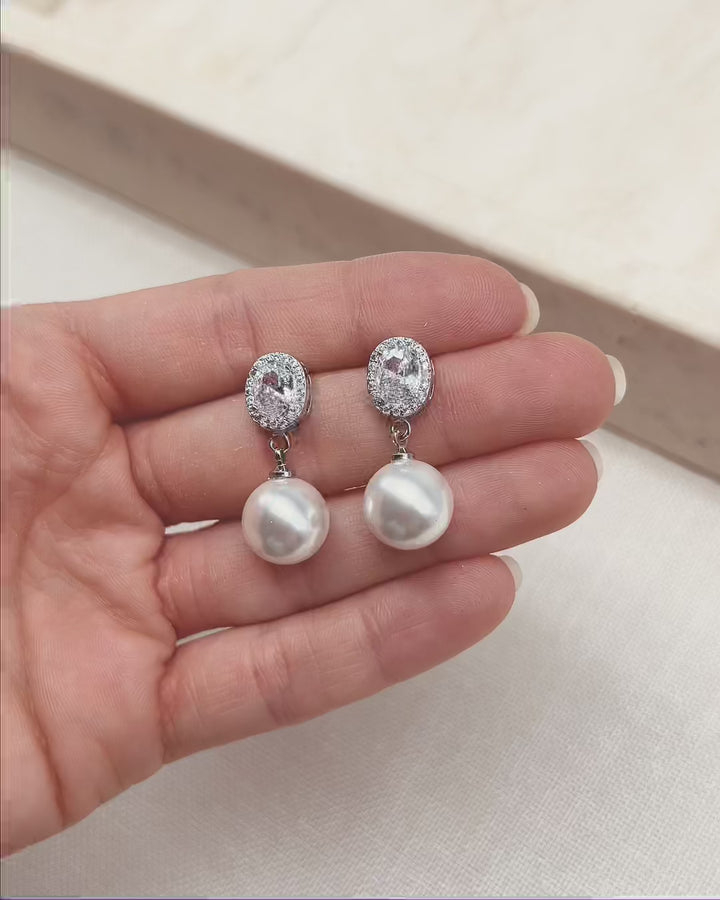 Pearl Dangle Earrings