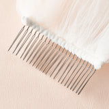 Scattered Pearl with Pencil Edge Veil