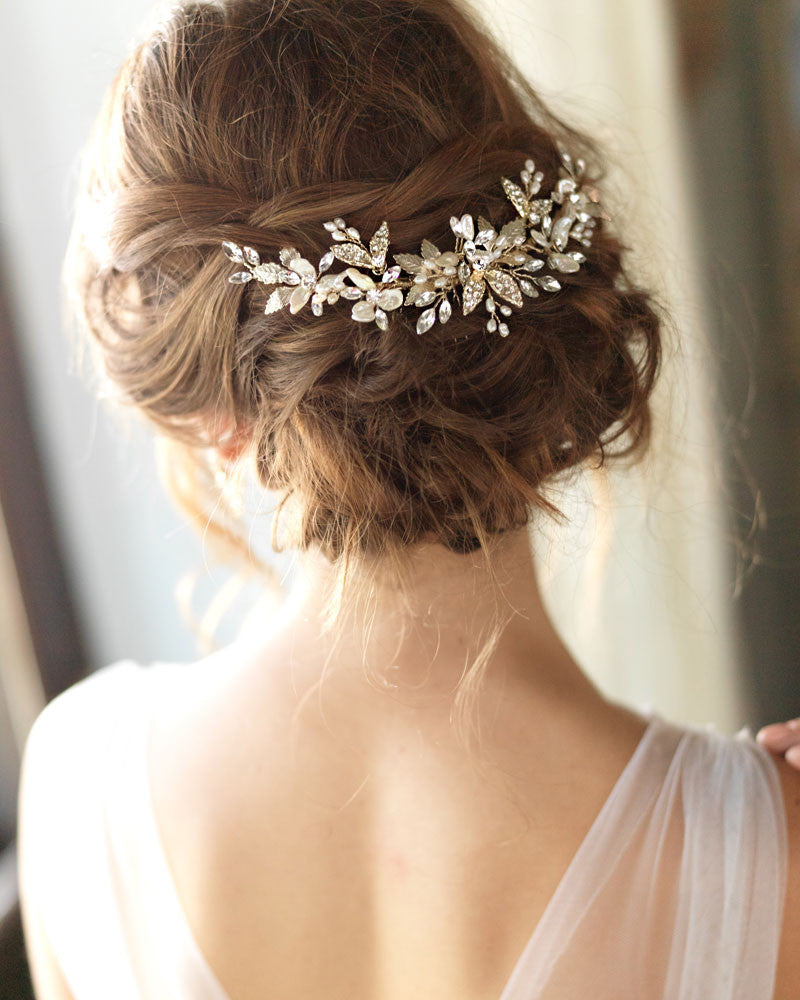 Pearl & Crystal Bridal Comb