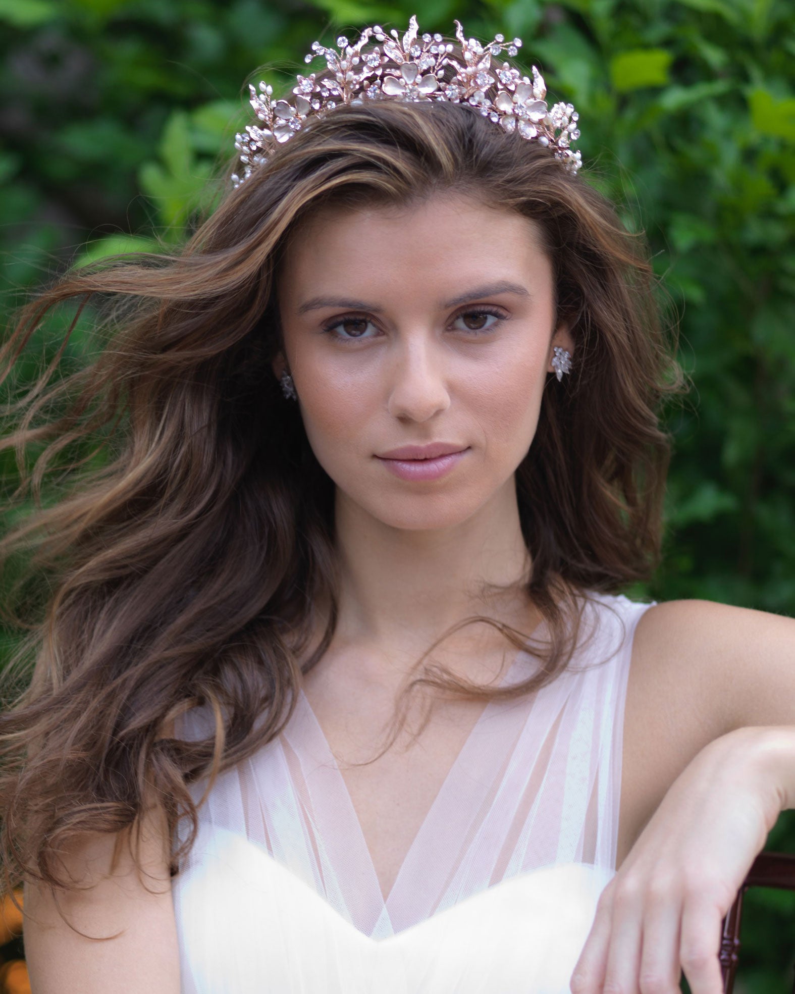 Rose Gold Bridal Tiara
