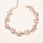 Gold Pearl Wedding Bracelet