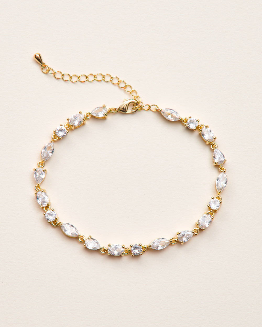 Brie Gold CZ Bracelet