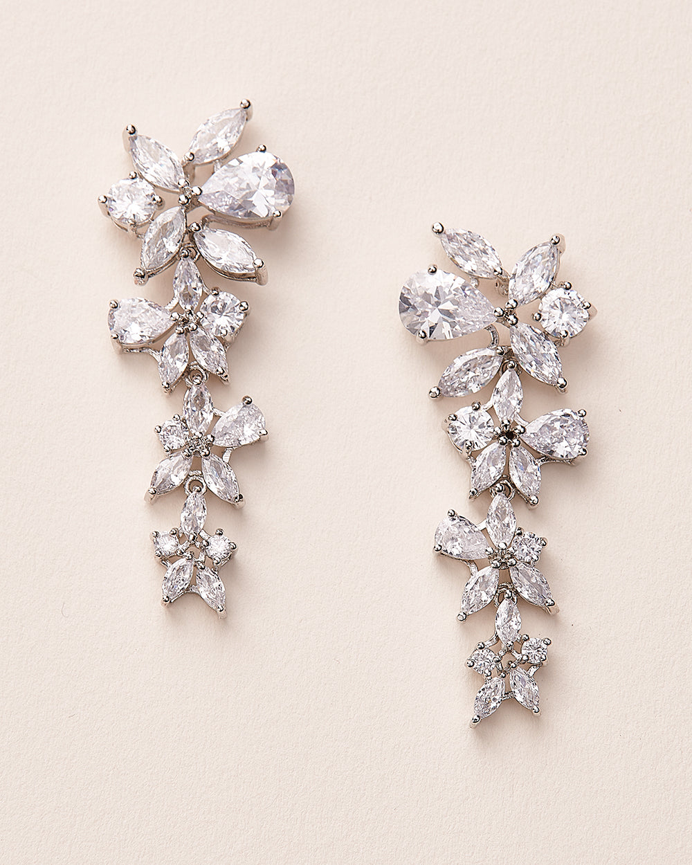 Delilah CZ Drop Earrings - Shop Bridal Jewelry | Dareth Colburn
