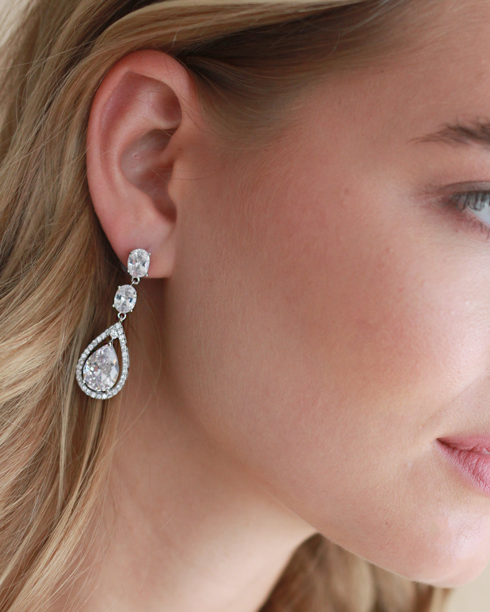 CZ earrings