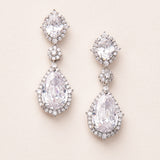 CZ Wedding Earrings
