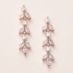Rose Gold Dangle Earrings