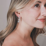 Bridal Earrings Silver