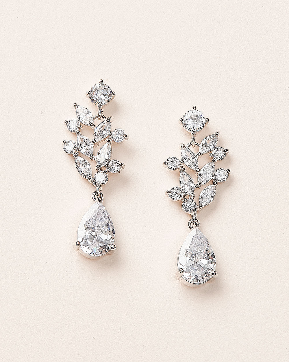 CZ Wedding Earrings