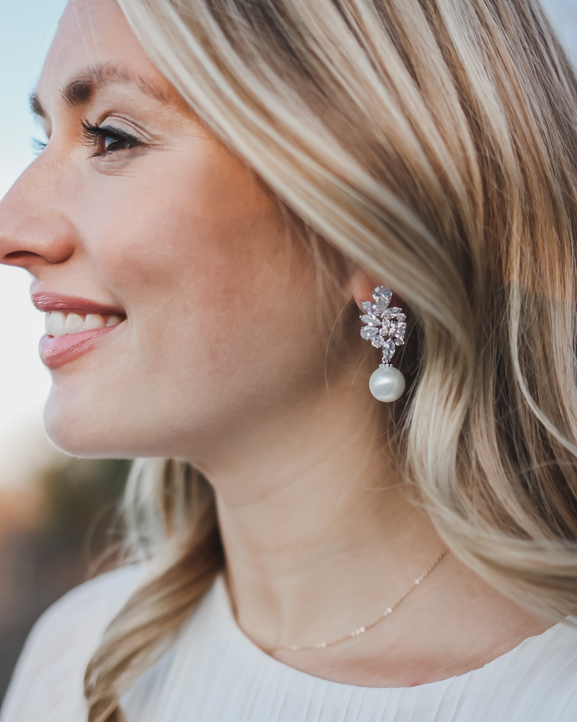Pearl Wedding Earrings