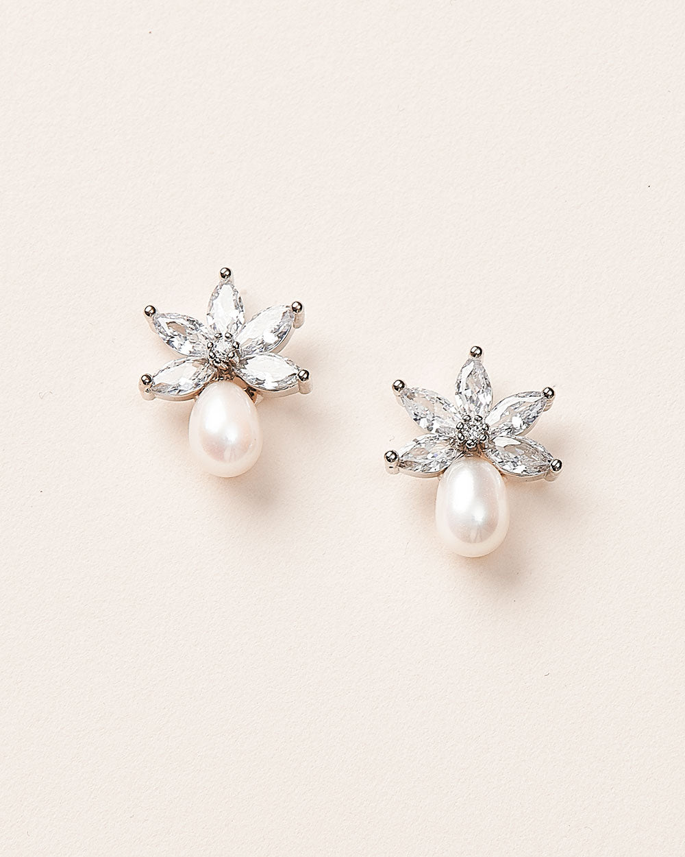 Wedding Stud Pearl Earrings