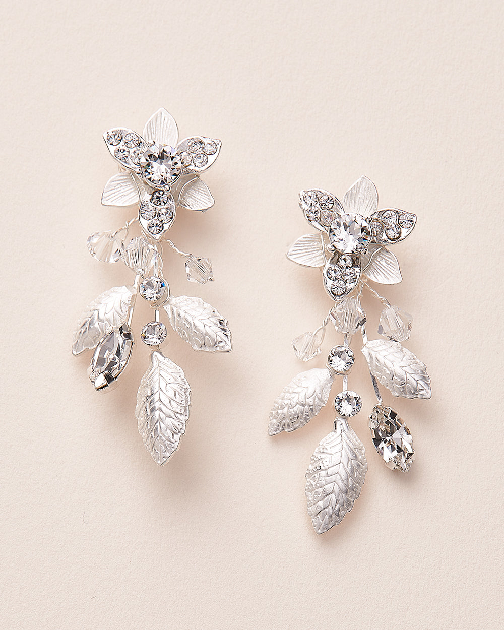 Floral Wedding Earrings