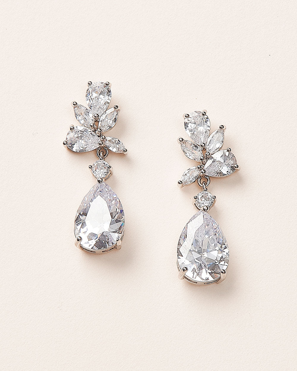 CZ Wedding Earrings